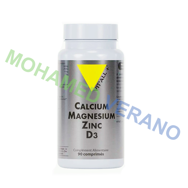 Calcium Magnésium Zinc D3 - 90 Comps